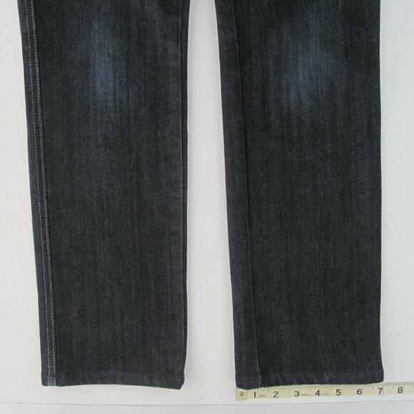 7 for all Mankind Jeans Womens Size 29 (31 x 29) Kate Straight Leg Dark Wash EUC - Picture 5 of 8